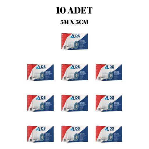 Esnek Tıbbi Flaster 5m*5Cm DS SAĞLIK 10 Adet